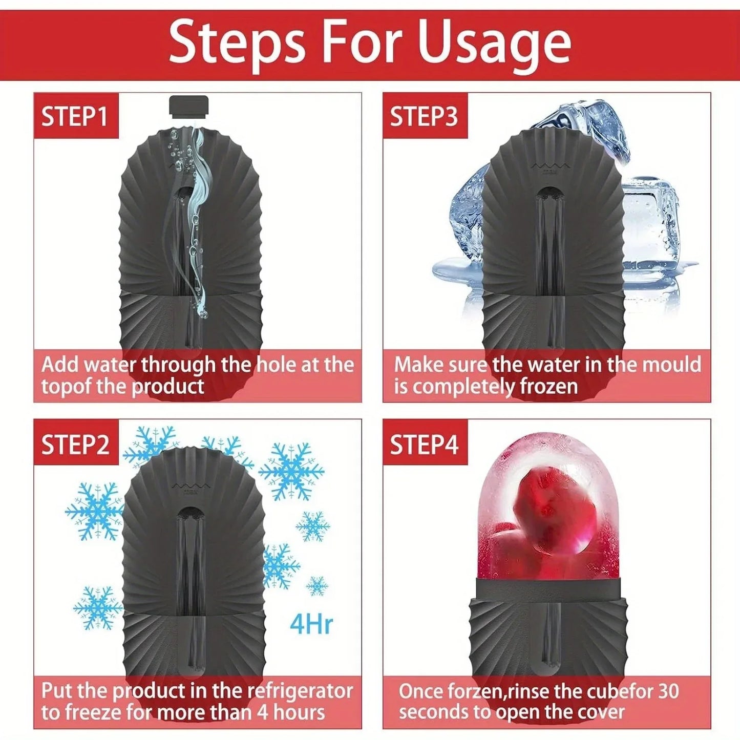 Ice roller for facial massage